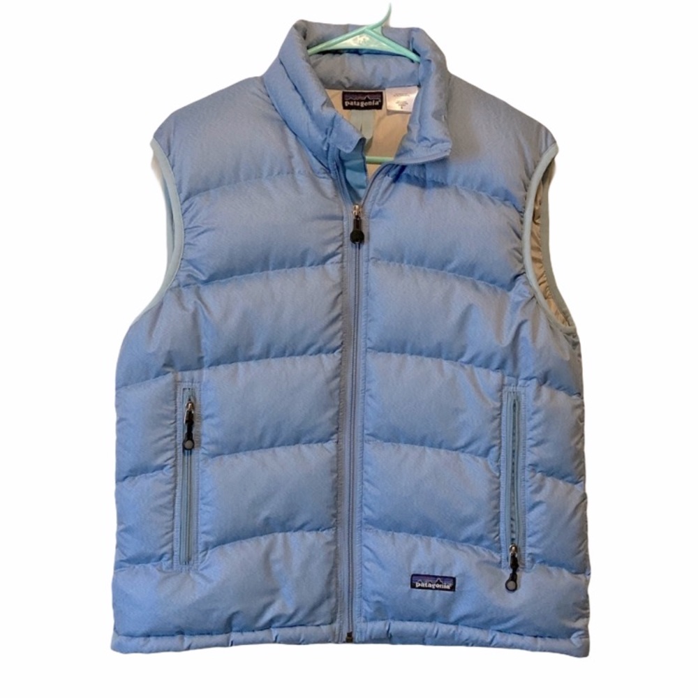 Women’s Patagonia Baby Blue Puffer Vest Size Small